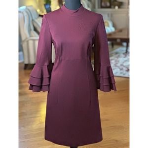 Trina Turk burgundy dress size 6
